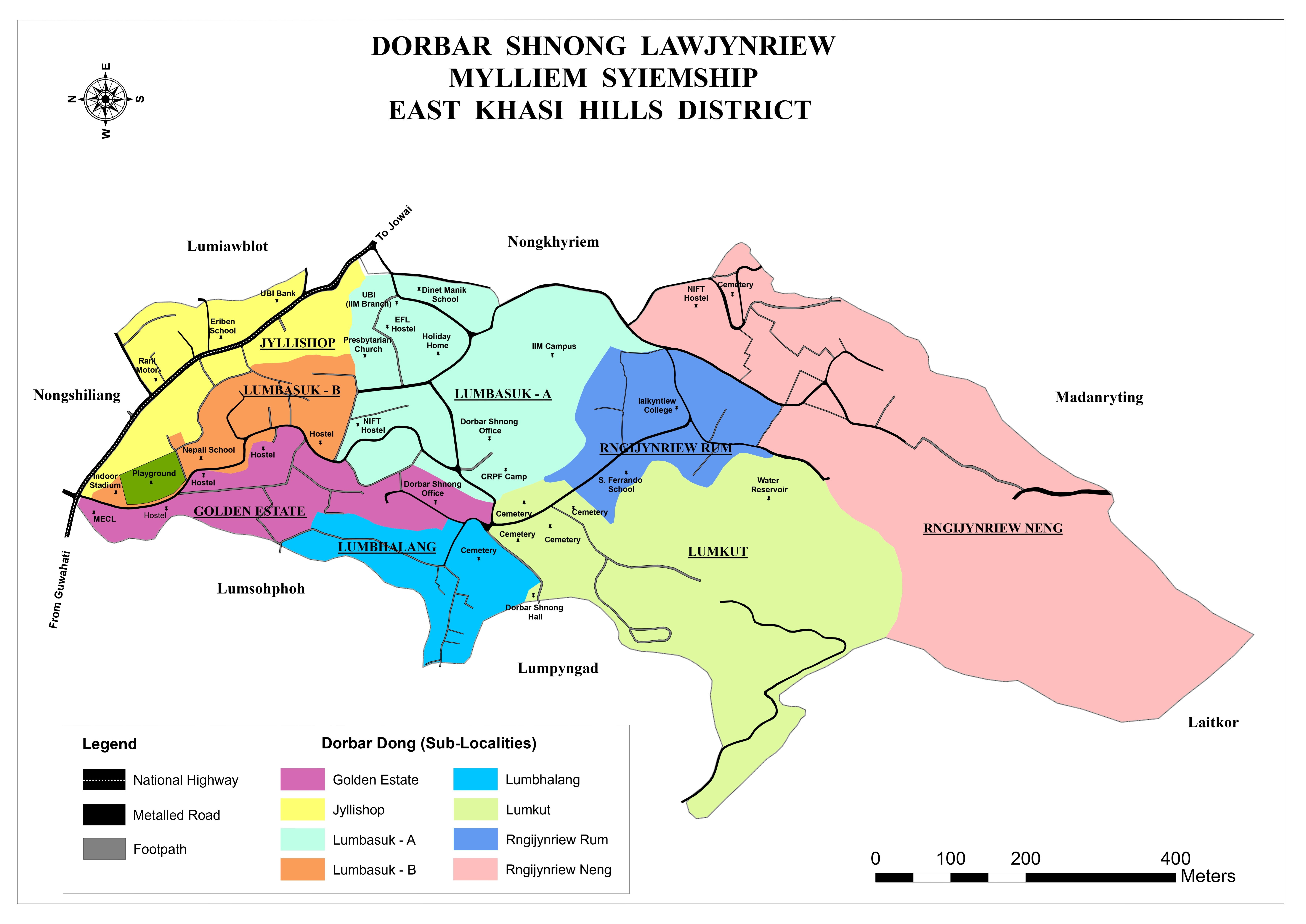 Large map of Lawjynriew